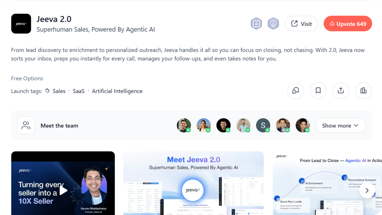 Product Hunt Launch & SaaS Visibility Growth