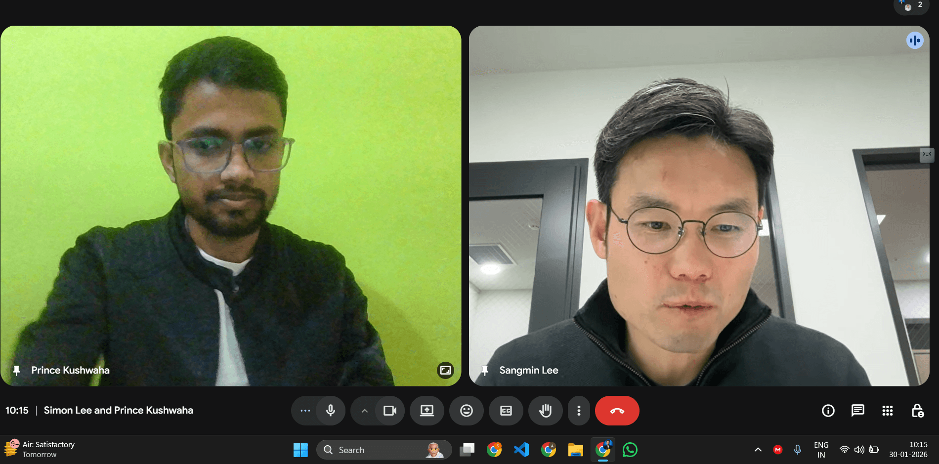Client meeting screenshot 6