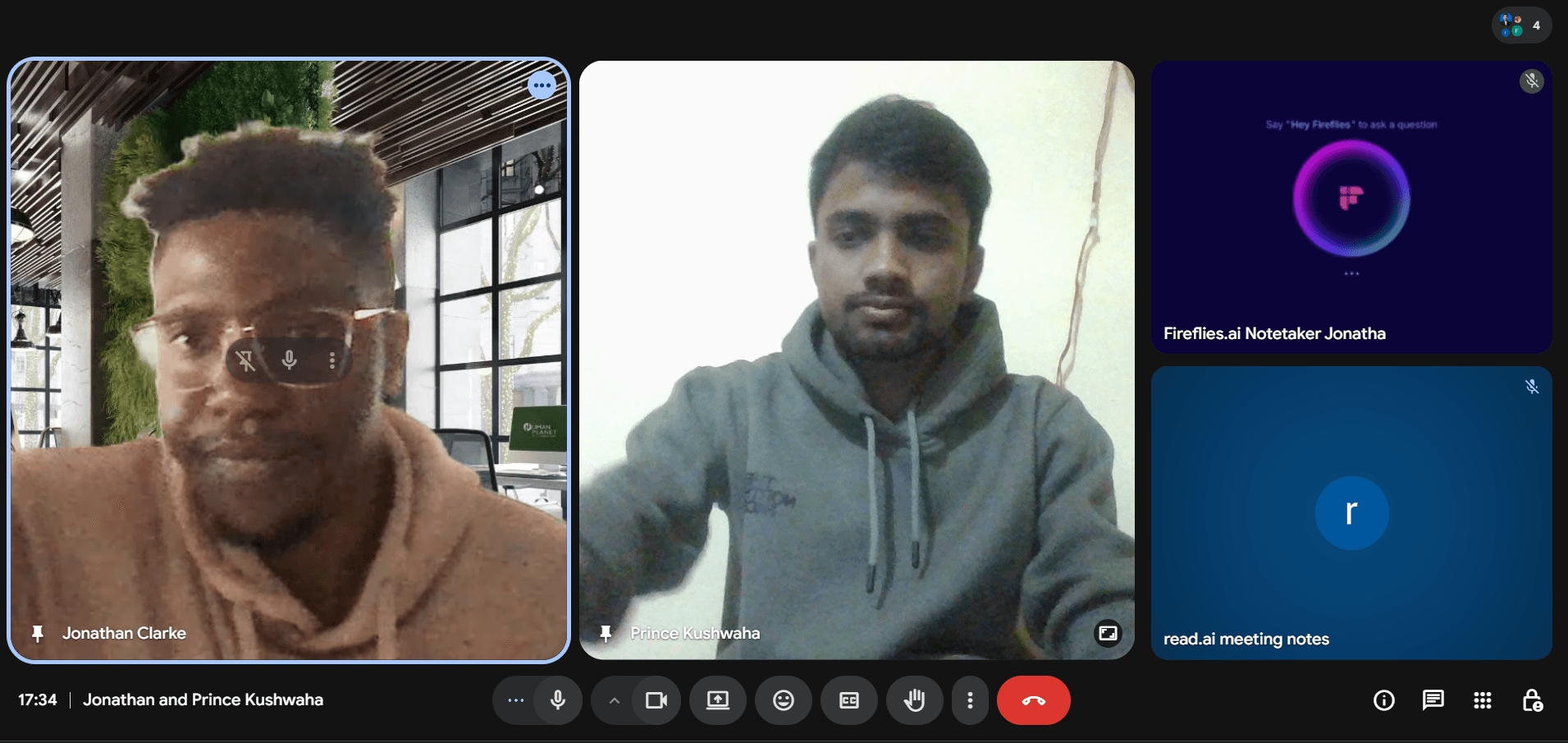 Client meeting screenshot 2