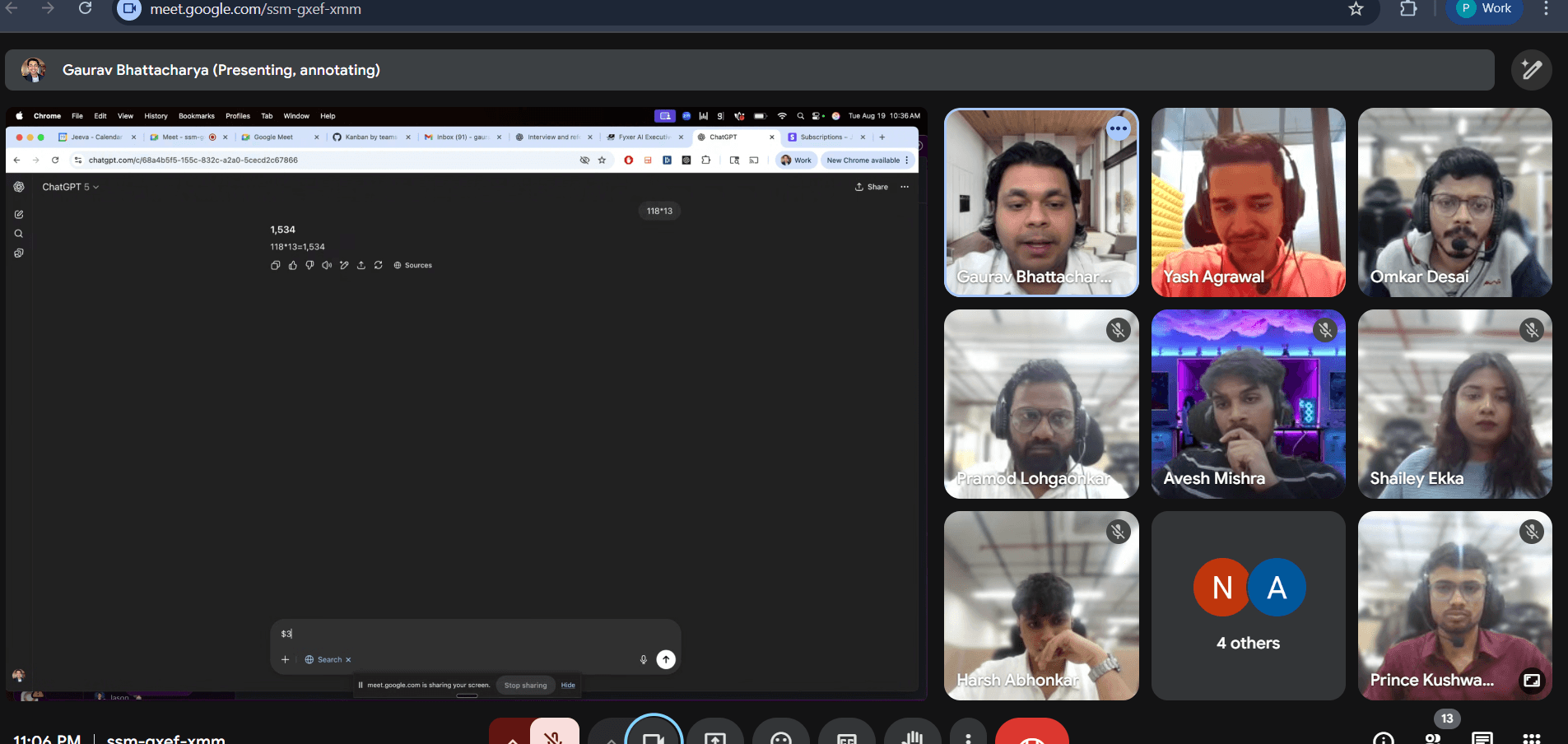 Client meeting screenshot 3